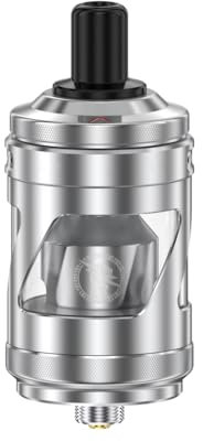 Atomizador Z Nano MTL Tanque 4 ML Gee-'kvape B MTL Coil 0,8 Ω/1,2 Ω (Plateado) conexión universal 510 [No compatible con B Coils] Vaporizador cigarrillo electrónico original - No Nicotine