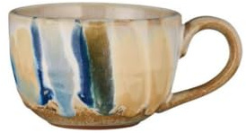 IB Laursen Tasse m/Henkel Trosa Blaue Struktur B: 8,7 H: 6 L: 12,5