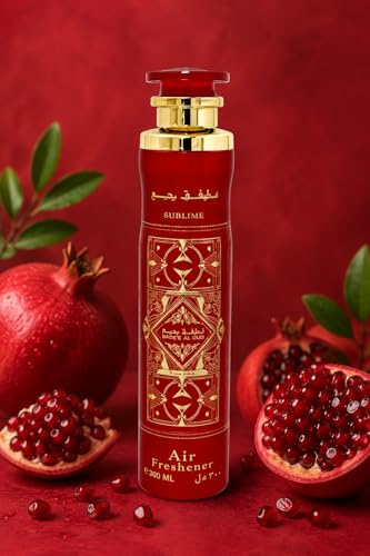 Bade'e Al Oud Sublime Spray Profumato Ambienti 300ml - Deodorante Casa Mela Rosa Vaniglia Patchouli