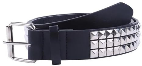AHUFGN Nietengürtel Herren Vintage Pyramid Rivet Gürtel Herren und Damen Nietengürtel Punk Rock Dornschließe Taillengürtel