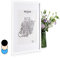 Casa Chic Cadre Photo, Cadre Photo en Bois de 87x62 cm, Cadres photo A1, Porte Photo Mural, Cadre Decoration Murale Pele Mele, Affichage Vertical/Horizontal, avec Protection Verre et Passe Partout