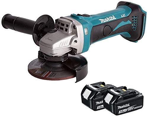 Makita DGA452Z 18v 115mm Angle Grinder with 2 x 3Ah Batteries