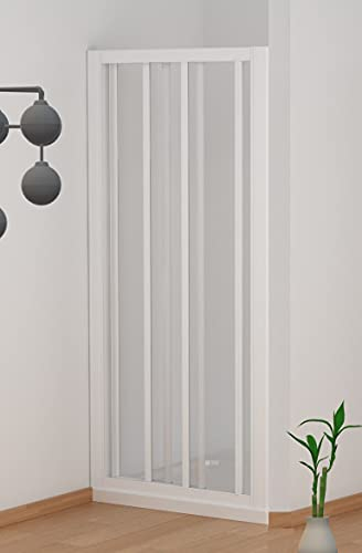 Cabine de douche un côté niche, trois portes coulissantes bilatérales en acrylique Zenih (70-76 cm)