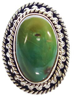 Türkis Edelstein Einzigartige Tribal Gypsy Zigeuner Ring für Damen Männer Mode Designer Handgefertigt Handgemacht Schmuck 925 Sterling Silber Finger Ring, Ringgröße 17,5