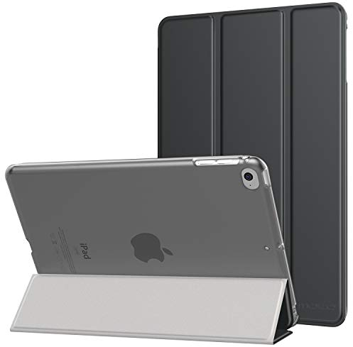 MoKo Compatible con New iPad Mini 5th Generation 7.9 2019/iPad Mini 4 2015 Funda, Delgado y Ligero Protector con Magnética Función de Cargar/Par y Auto Sueño/Estela - Gris Espacial