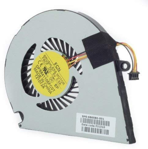 Gobuy New Laptop CPU Cooling Fan for HP Envy 4-1000 Envy PRO 4-B000 Envy 6-1000 Envy 6T-1000 Sleekbook Ultrabook P/N: 686580-001 DC28000BDF0