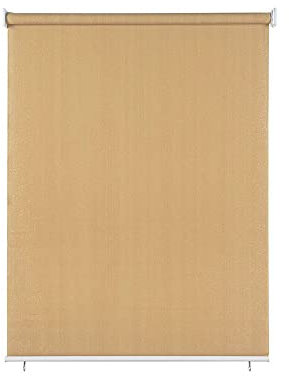paramondo Außenrollo Senkrechtmarkise Sonnenschutz Sichtschutz für Balkon Terrasse, Freihängend, Reiß- & Wetterfest, Pflegeleicht, 220 x 240 cm (BXH) Sand