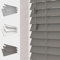 Real Wood Venetian Blind [White, 60cm Width x 120cm Drop, String]