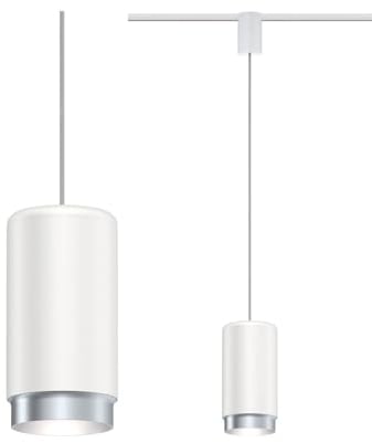 Paulmann 95401 URail Pendel Corus Weiß max. 1x50W E27 ohne Leuchtmittel