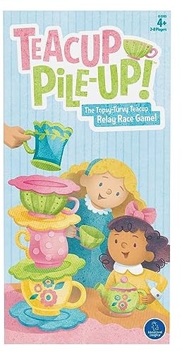 Learning Resources Tazas de té Teacup Pile-Up, Juego para apilar para niños de Preescolar, desarrolla motricidad Fina, 4+ años, Multicolor (EI-3085)