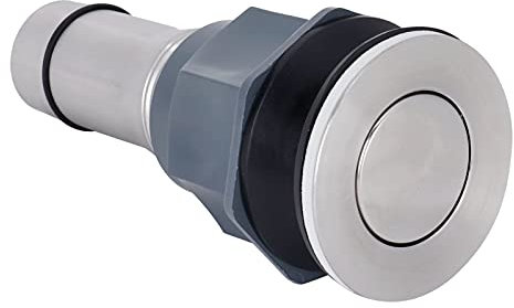 Sink Drain, Non‑Overflow Drain Stopper Stainless Steel No Glue Easy Installation for Sinks and Washbasins for Bathroom