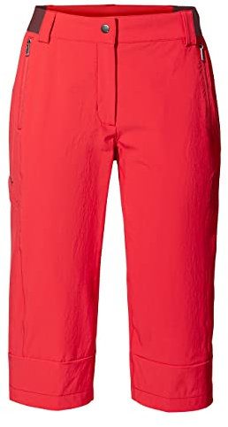 VAUDE Damen Women's Farley Stretch Capri Iii Hose, Flame, 44 EU