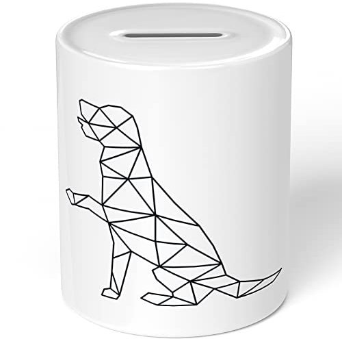 JUNIWORDS Spardose Sparbüchse, Origami Labrador (1008995)