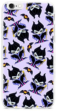 ERT GROUP Handyhülle für iPhone 6/6S Original und offiziell Lizenziertes Disney Muster Maleficent 004 optimal an die Form des Handy angepasst, hülle aus TPU