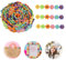 DOUSELLA 5 Yard 25mm Blumen Spitzenband Bunte Spitzenborte Blumen Spitze Zierband Stickerei Dekoband Gänseblümchen Borte Gänseblümchen Stoffband zum Nähen Blumen Spitzenbordüre für Hochzeit Handwerk