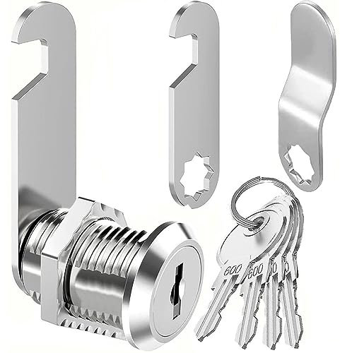 ZiYuya Cerradura de Buzón de 35 mm Con Llave Igual - Cerradura de Armario, Cajón, Puerta y Palanca - Placas de Cerradura Para Buzón de Correo