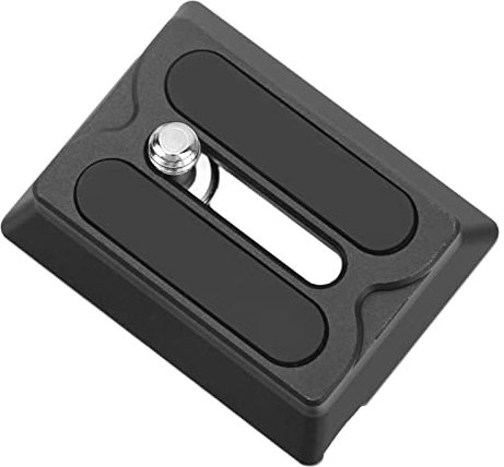 Montaje de Cámara Pan Head con Placa de Zapata de Liberación Rápida y, Cabezal de Bola Panorámico 360 para Cámara DSLR SLR Teléfono Inteligente (Negro)