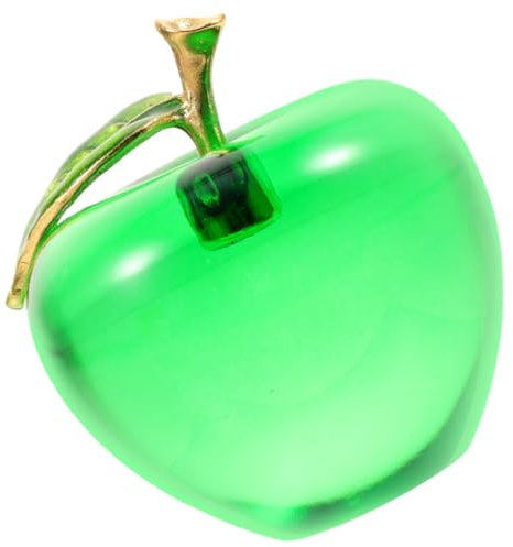 Amosfun Kristall Briefbeschwerer Obst Skulptur Statue Wohnkultur Auto Innen Handwerk