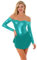 Damen Eiskunstlaufkleid, lange Ärmel, Wettkampf, Ballett, Tüll, Turnanzug, Gn, 38