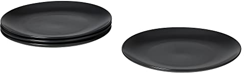 FÄRGKLAR Teller, 26 cm, matt dunkelgrau