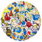 Lot de 60 autocollants en vinyle Vault Boy Nuka Cola Vault Tec pour ordinateur portable, table, ordinateur, bouteille, téléphone, Fallout Graffiti
