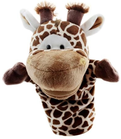 ISAKEN Marionette da Mano per Bambini Burattini da Mano Burattini di Animali da Mano Marionette a Mano in Morbido Peluche per Narrare Storie, Insegnare Prescolare, Giocattolo di Ruolo
