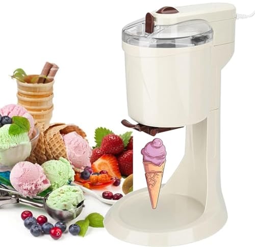 JJENXYYDS Countertop Soft Serve Ice Cream Machine,Ice Cream Maker Dispenser Machine with Mixing Paddle,Household ice Cream Maker Machine for Restaurant Cafe Ice Cream Store