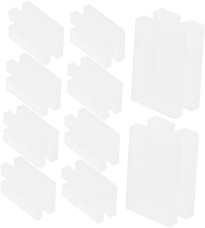 CRILSTYLEO 10pcs Radiator Bracket Cover Inserts Plastic Radiator Bracket Sleeves for Home Safety