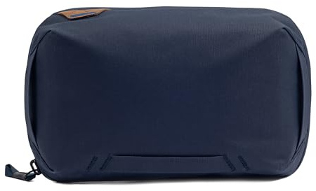 Peak Design Tech Pouch, Midnight, Electronics Organizer for Travel or Everyday Carry, Origami-Style Storage, Cable Pass-Through, Weatherproof Recycled Nylon, Gear Carry Bag for Men and Women