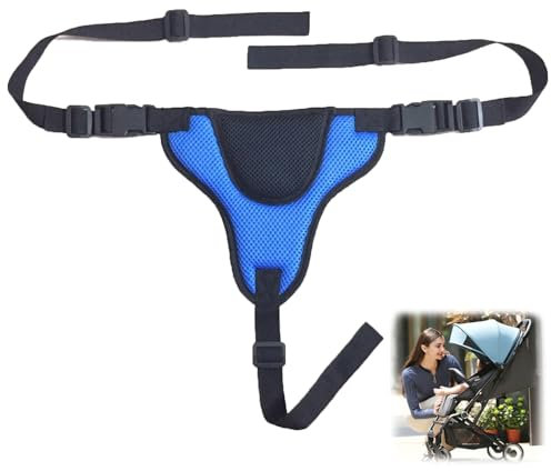 5 Punkt Gurt Sicherheitsgurt, Ersatz-Sicherheitsgurte für Baby Kinderwagen Hochstuhl, Hochstuhlgurte Verstellbare Wandelbare Gurte Multifunktional Kinderschutzgurt Buggy (Blau)