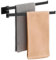 SAYAYO 40CM Porte Serviette Murale Pivotement À 180°, 2 Barres Porte Serviette Salle de Bain, Support Serviette en SUS304 Acier Inoxydable, Sèche-Serviettes pour Cuisine