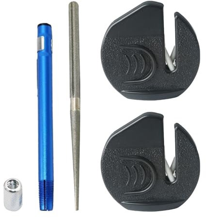 Varilla De Afilar De 1 Pieza Y Afilador De Cuchillos De 2 Piezas, Afilador De Cuchillos Portátil, Herramienta De Molienda, Herramienta De Afilado Pequeña, Afilador De Cuchillos Manual