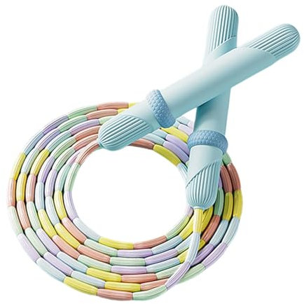 Trenza De Salto Con Cuentas | Skinging Rope Kids - Cuerdas De Salto De Velocidad Con Cuentas Portátiles | Saltos De Gimnasio Omitiendo Cuerdas Para Niños, Adultos, Niños Y Niñas - Nylon, Pp+pvc+tpe Su