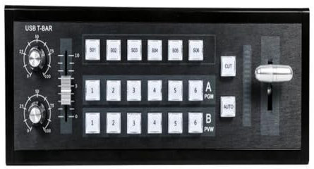 OUTFYT SMC755-VMIX Switcher Diffusion en Direct, Station d'enregistrement de Directeur de Clavier MIDI Artifact,Contrôle Précis