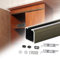 Guia Puerta Corredera Riel para Puerta Corrediza de Armario Individual con Montaje Superior, Kit de Herrajes para Puerta de Granero de Aluminio de 0,7 a 4 M, Riel para Puerta Corrediza de Bolsillo + R