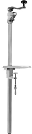 Commercial Can Opener Manual Can Opener Stainless Steel Can Opener with Base,Comfortable Handle,Fixed Force Rod,for Hotels,Food Factories, Restaurants