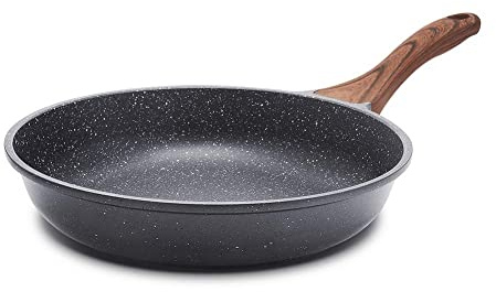 SENSARTE Poêle 32 cm Antiadhésive en Granit, Compatible Tous Feux Induction