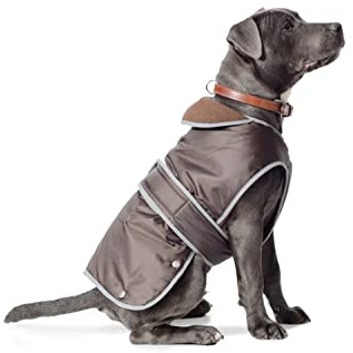 Ancol Muddy Paws All Weather Stormguard Coat Chocolate.Size X-Small (Length 25cm, up to 43cm girth)