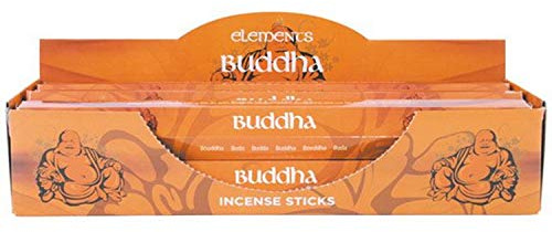 Something Different Elements Buddha Incense Stick (Pack Of 6) (One Size) (Multicolour)