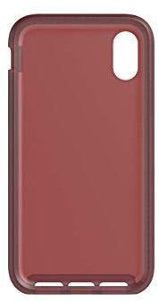 tech21 Evo Luxe Faux Leather Cell Phone Case for Apple iPhone X and XS - Chesnut Leather (T21-6177)