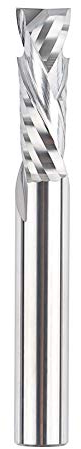 SpeTool Hartmetall-Kompression (nach oben) Spiralfräsen-Bits 1/2 Zoll Schneider 1-1/2 Zoll extra lange Flötenfräswerkzeuge für CNC-Holzarbeiten, Schnitzwerkzeuge