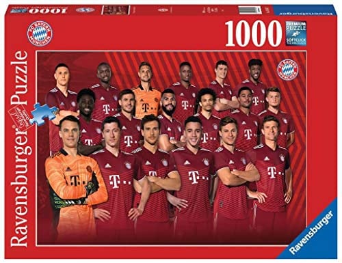 Ravensburger Puzzle 16847 – FC Bayern Saison 2021/22 – 1000 Teile Puzzle für Erwachsene und Kinder ab 14 Jahren