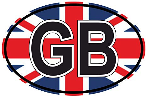 Generisch Aufkleber Länderkennzeichen Großbritannien | Sticker | Flagge | PKW | England | Autoaufkleber