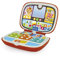 Clementoni- Portatil Does Not Apply Ordenador Baby Laptop Amigos Animales con Luces y Sonidos 23x30x6 cm, Multicolor, Talla única (61355)