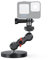 SUREWO Magnetic Camera Mount with Mini Universal Head, Magnetic Mount Base Stand with 1/4-20 Thread Compatible with GoPro Hero 13 12 11 10 9 8 7 6 5 Black,D JI Osmo Action 5 Pro/4/3,AkASO and More