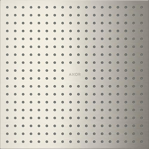 hansgrohe AXOR ShowerSolutions Kopfbrause 300/300 2jet, Decke-Aufputz, 35321800, Farbe: Edelstahl Optic