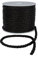 Crepe Cord - 6mm Premium Cotton Rope, Strong Macrame Cord for DIY Craft Projects, Piping Cord for Cushions, Nylon Drawstring Cord, Durable & Multi-Purpose Cotton Nylon Strong String (Black,1m)