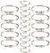 Achsmanschette Schelle, 10 x 70-120mm Klemmschelle Ohrschelle, 10 x20-50mm Schlauchschellen Edelstahl Schlauchklemmen 20 Stück, Universal CV Schlauchklemmen Set