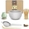 Artcome Matcha Ceremony Kit for Japanese Tea Ceremony, Bowl with Pouring Spout, Whisk, Tea Scoop, Matcha Powder Strainer, Matcha Tea Set for Making Usucha, Koicha and Matcha Latte (Grey)
