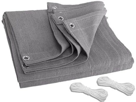 Adpavlix Sonnensegel Sonnenschutznetz Rechteckig, Sunblock 90% UV Schutz Segel Baldachin mit Seile Wasserabweisend Sonnenschutz Premium HDPE für Garten Terrasse und Camping(4x8m)
